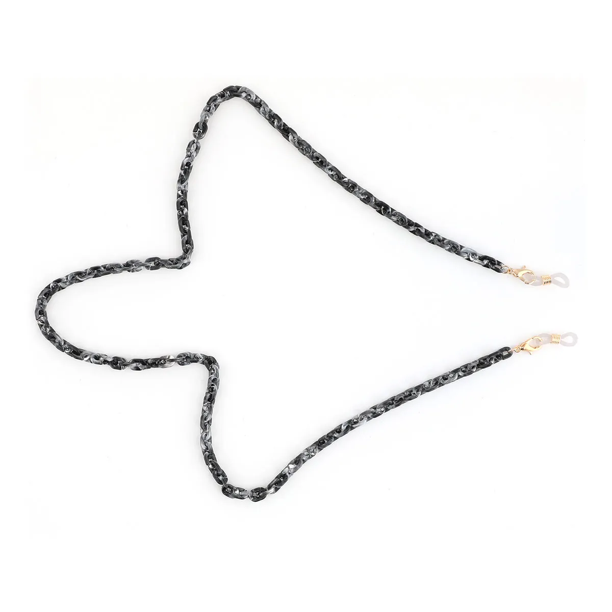 shape shape Marble-Black Glasses Chain for Men & Women