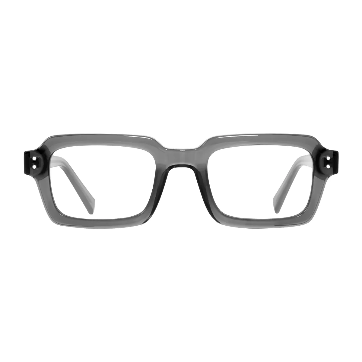 Katharine - Square Grey Glasses for Women