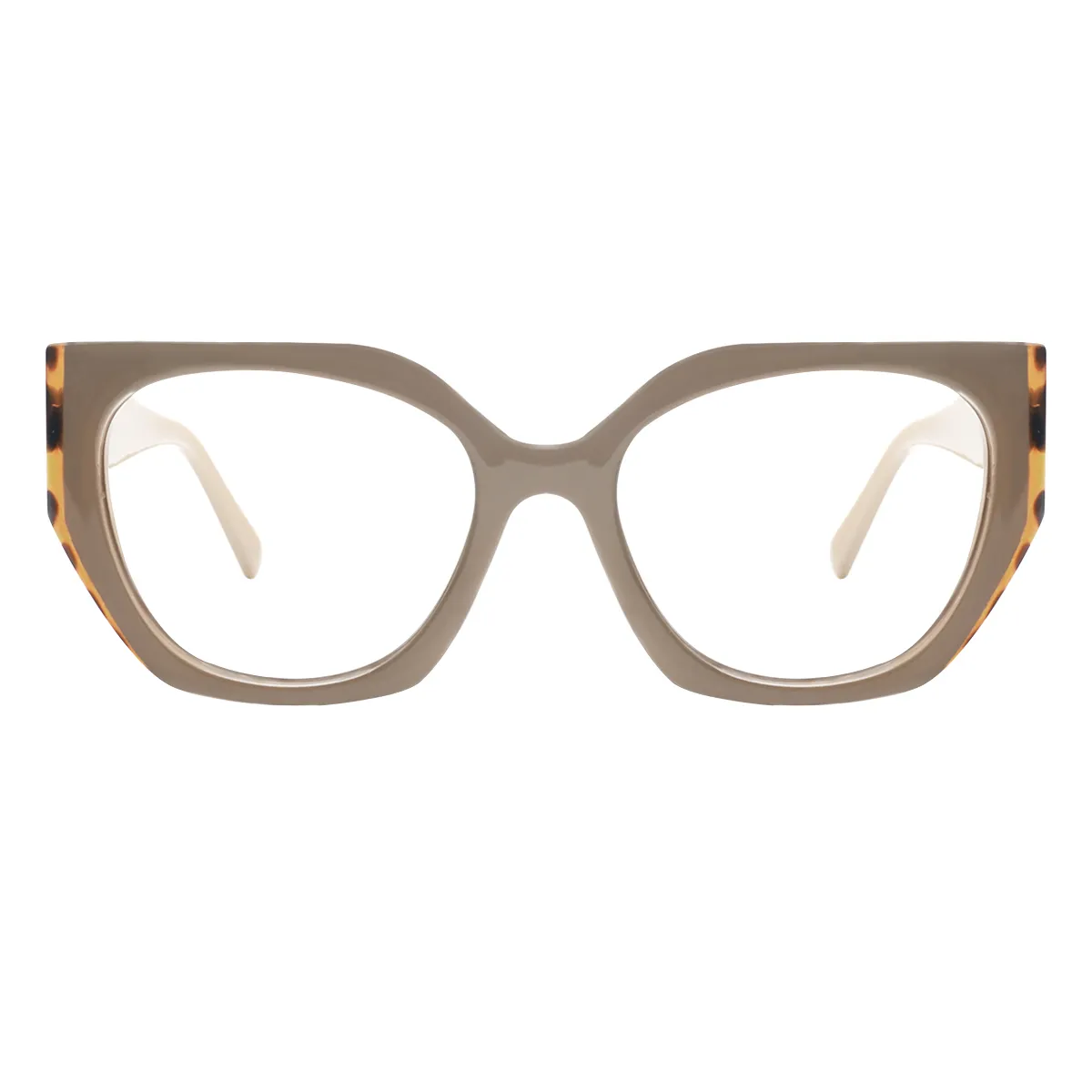 Herring - Geometric Brown Glasses for Women