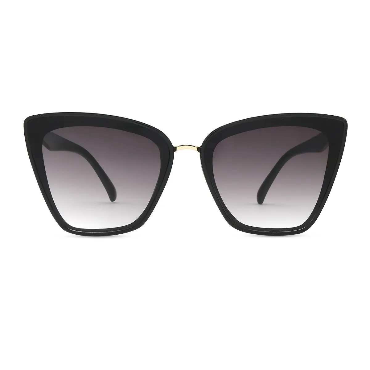 Polly - Cat-Eye Black Sunglasses for Women