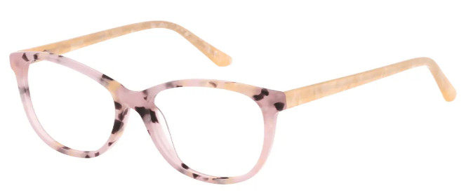 May - Women's Oval Demi-Pink Reading Glasses