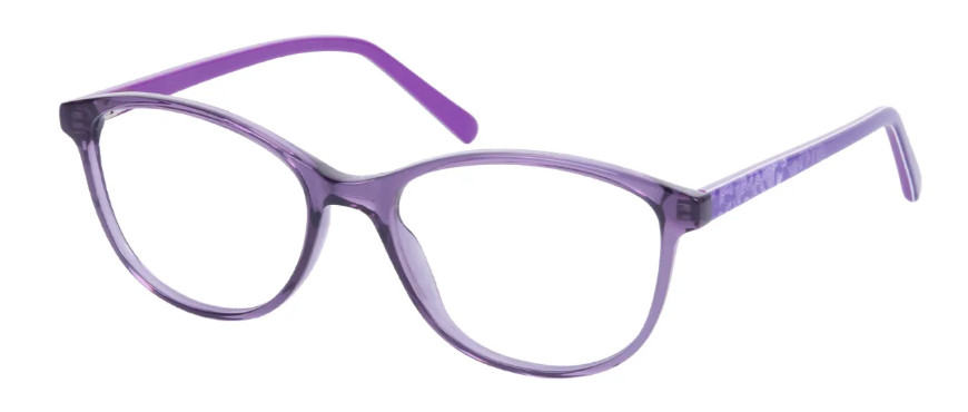 Beverly - Oval Purple Glasses for Women