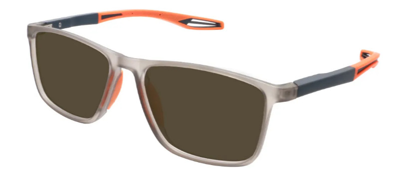 Hopkins Rectangle Gray Sunglasses for Men & Women
