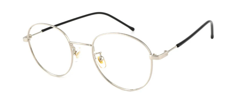 Tobin Round Silver Glasses for Women