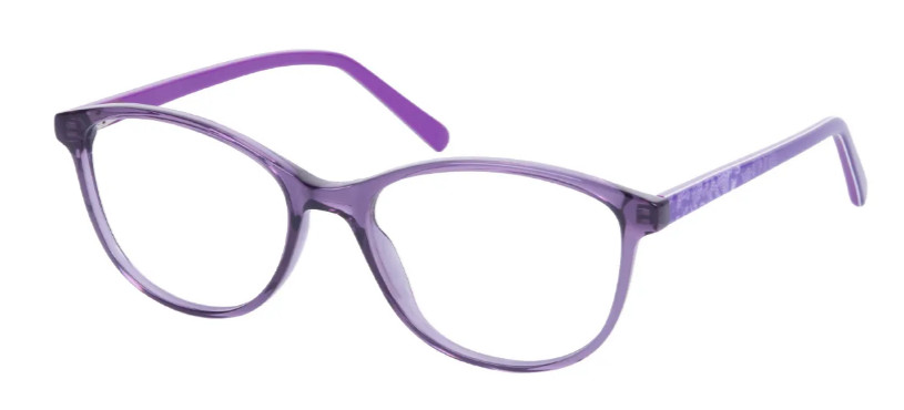 Oval Purple Glasses for Women