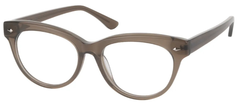 Cat-eye Gray Glasses E08383D