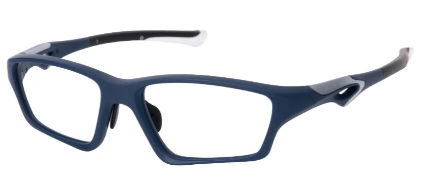 Rectangle Blue Sports Glasses E08691C