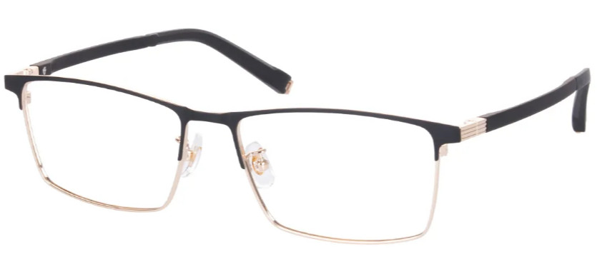 Square Gold Glasses E08616C