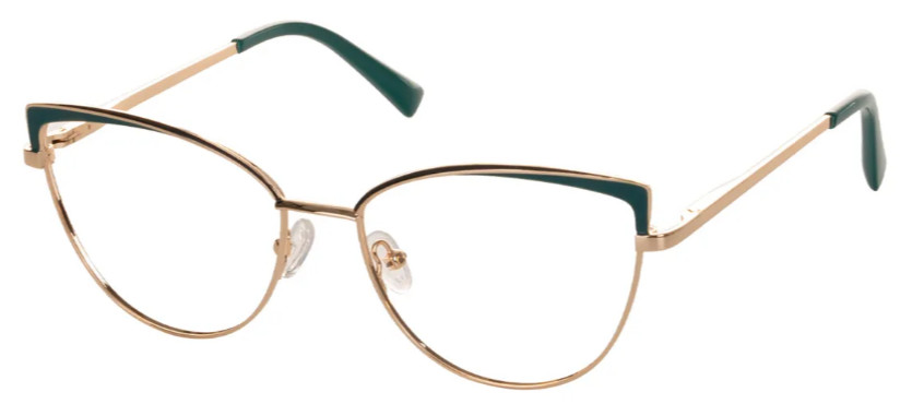 Cat-eye Green Glasses E08397C
