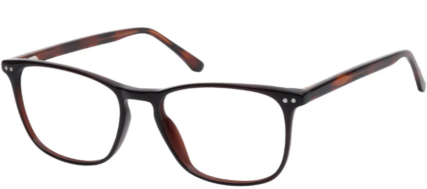 Rectangle Brown Glasses E08552C
