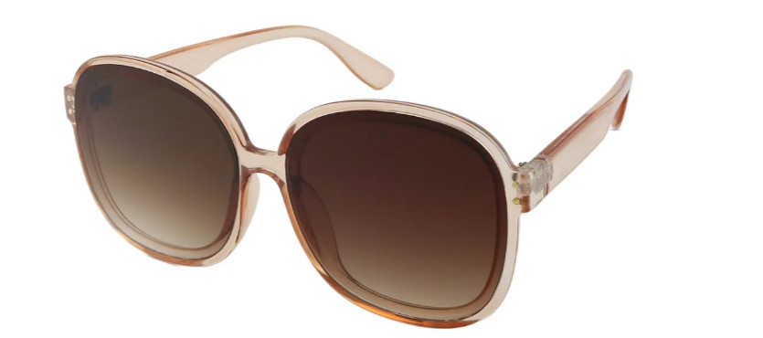 Round Transparent Tea Sunglasses E08251B
