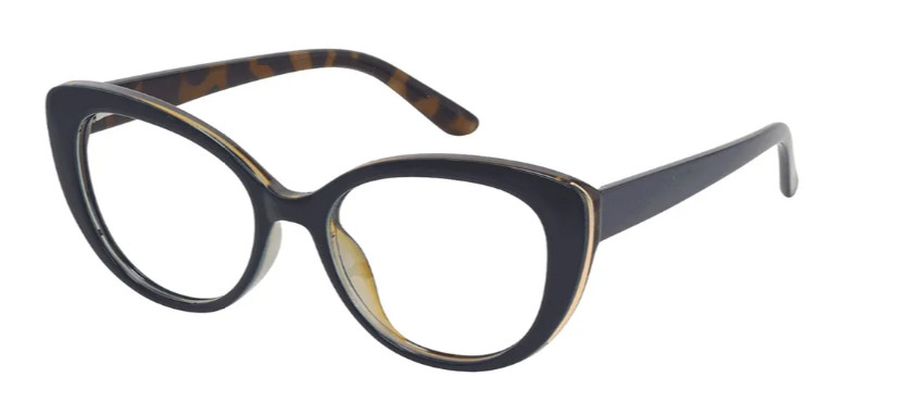 Cat-eye Blue-Tortoiseshell Glasses E08083A