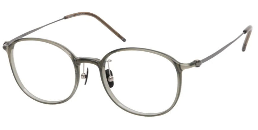 Square Green Glasses E08745D