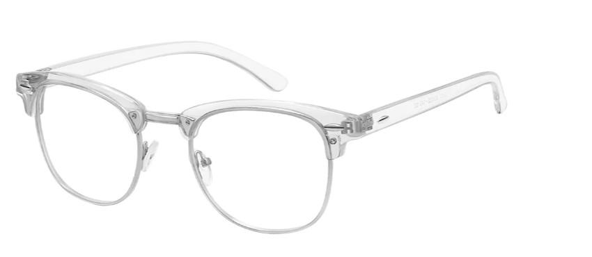 Browline Transparent Reading Glasses SO9009C1