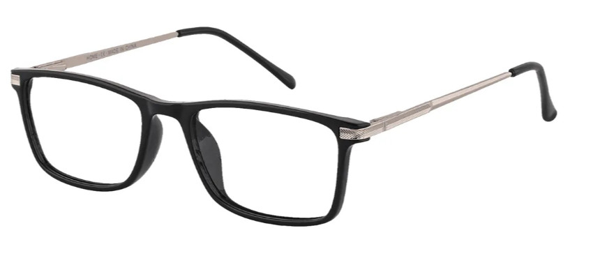 Rectangle Black-silver Glasses JY0024C1
