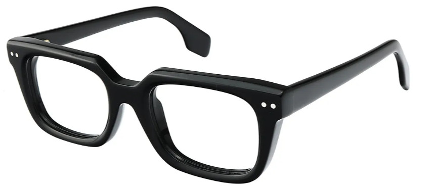Rectangle Black Glasses E08174A