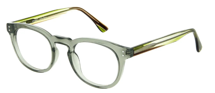 Oval Green Glasses E0015C4