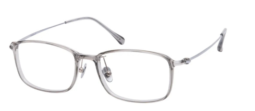 Rectangle Gray Glasses E08747B