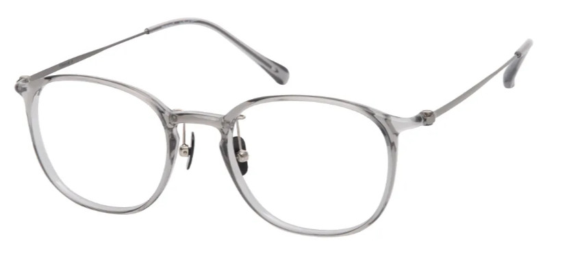 Rectangle Gray Glasses E08749A