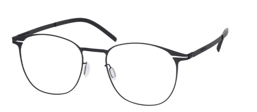 Round Black Glasses E08461A