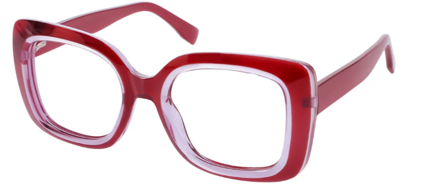Square Brown Glasses E08903D