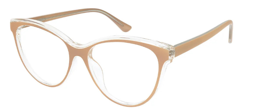 Cat-eye Wood Texture Glasses E08199C
