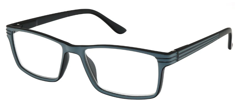 Rectangle Gray Reading Glasses E08277C