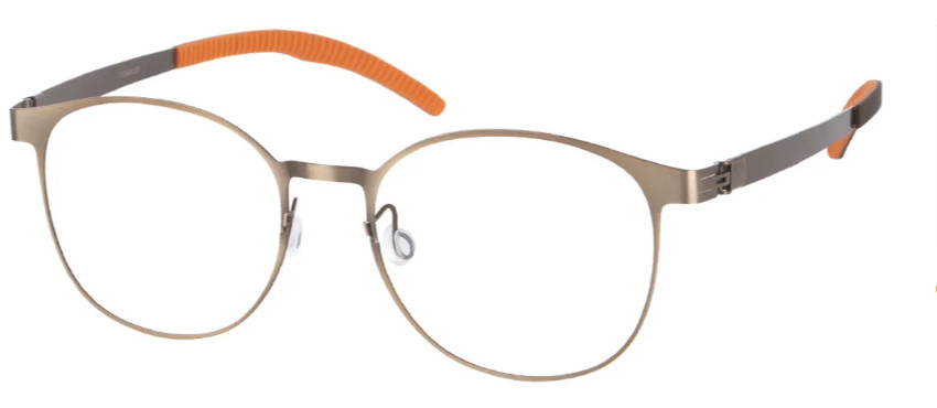 Round Brown Glasses E08456A