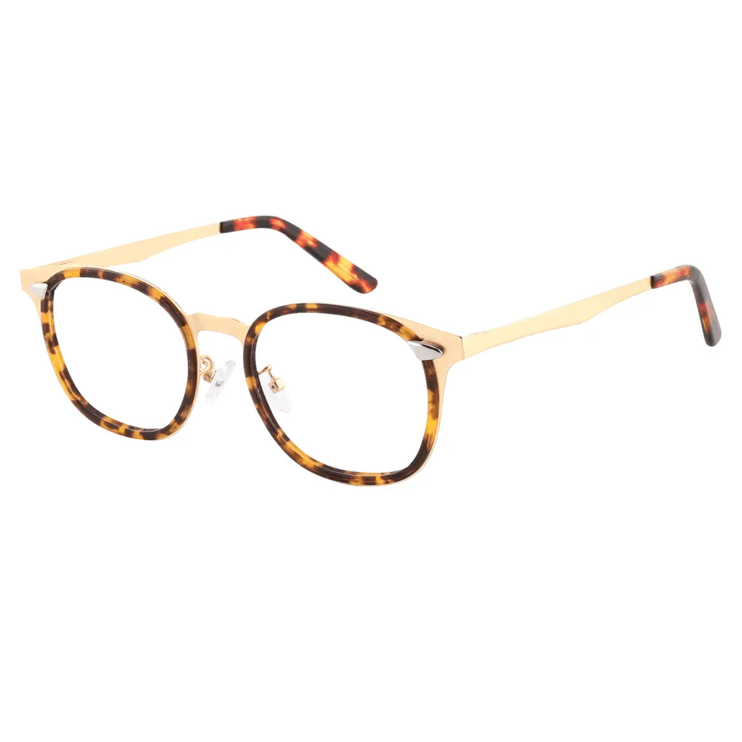 Oval Tortoiseshell/Gold Eyeglasses