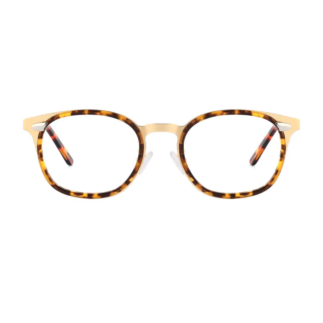 Oval Tortoiseshell/Gold Eyeglasses