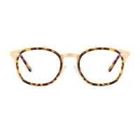 Oval Tortoiseshell/Gold Eyeglasses