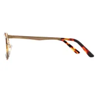 Oval Tortoiseshell/Gold Eyeglasses