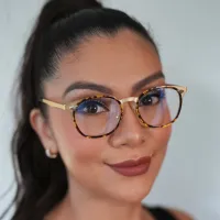 Oval Tortoiseshell/Gold Eyeglasses