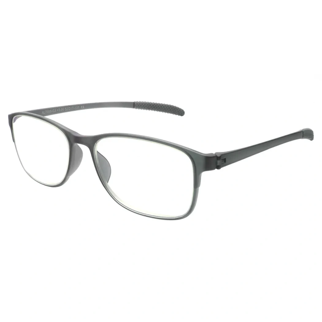 Rectangle Grey Reading Glasses
