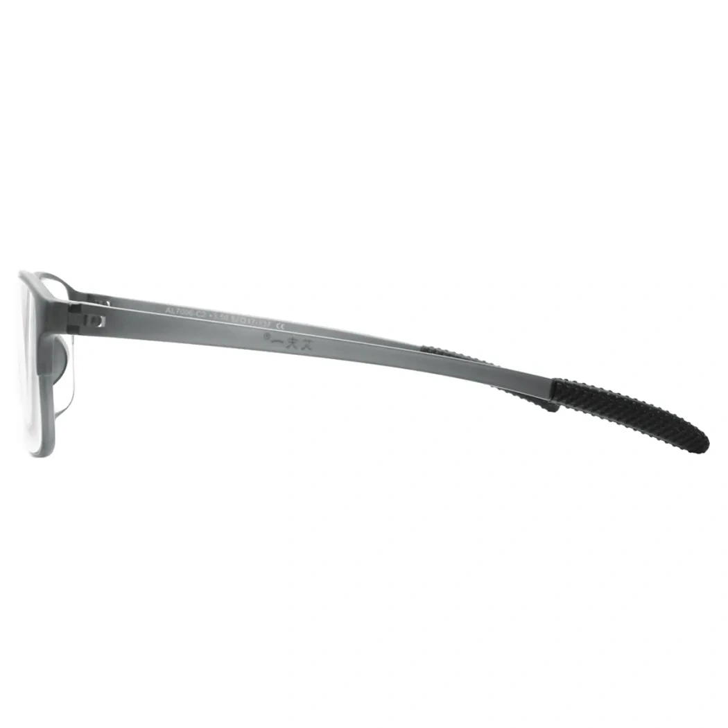 Rectangle Grey Reading Glasses