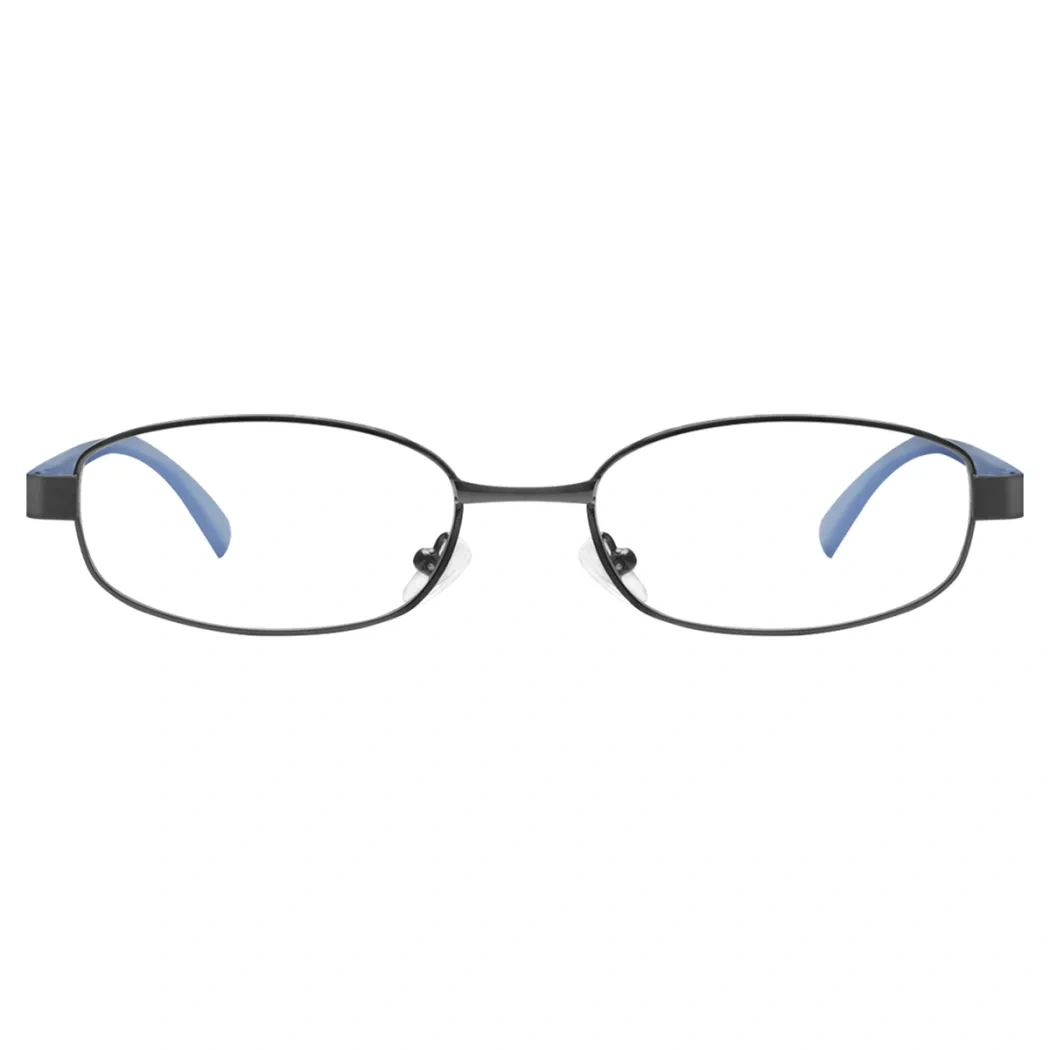 Round Blue Reading Glasses