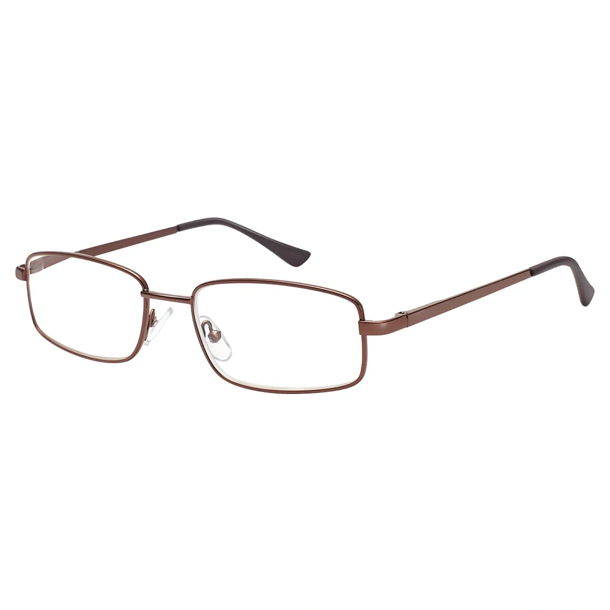 Rectangle Brown Reading Glasses