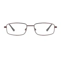 Rectangle Brown Reading Glasses