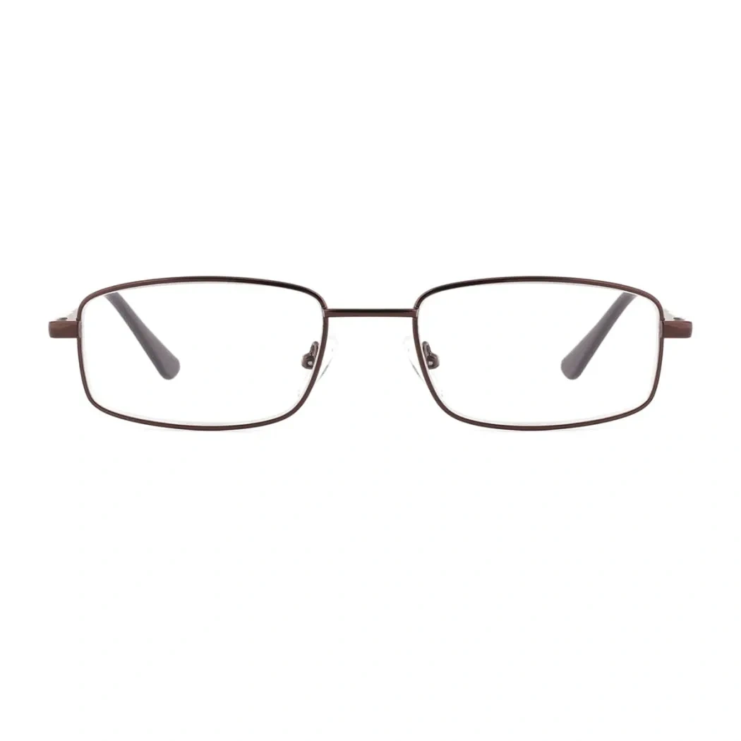 Rectangle Brown Reading Glasses