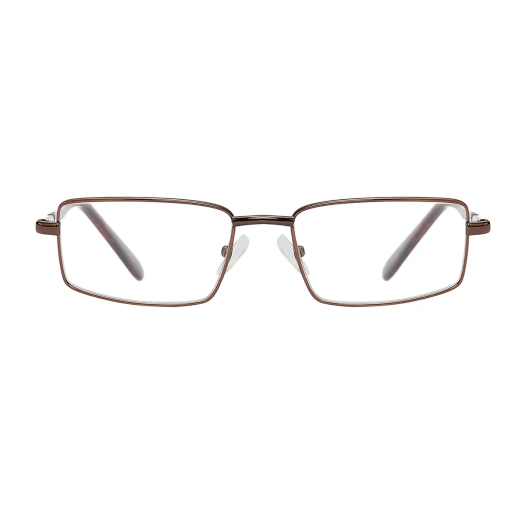 Rectangle Brown Reading Glasses