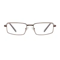 Rectangle Brown Reading Glasses