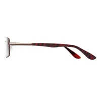 Rectangle Brown Reading Glasses
