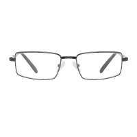 Rectangle Silver Reading Glasses