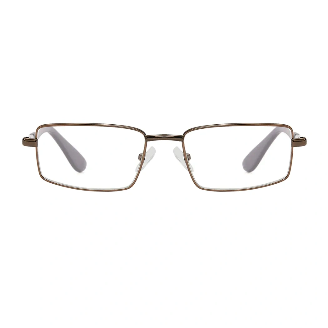 Rectangle Brown Reading Glasses