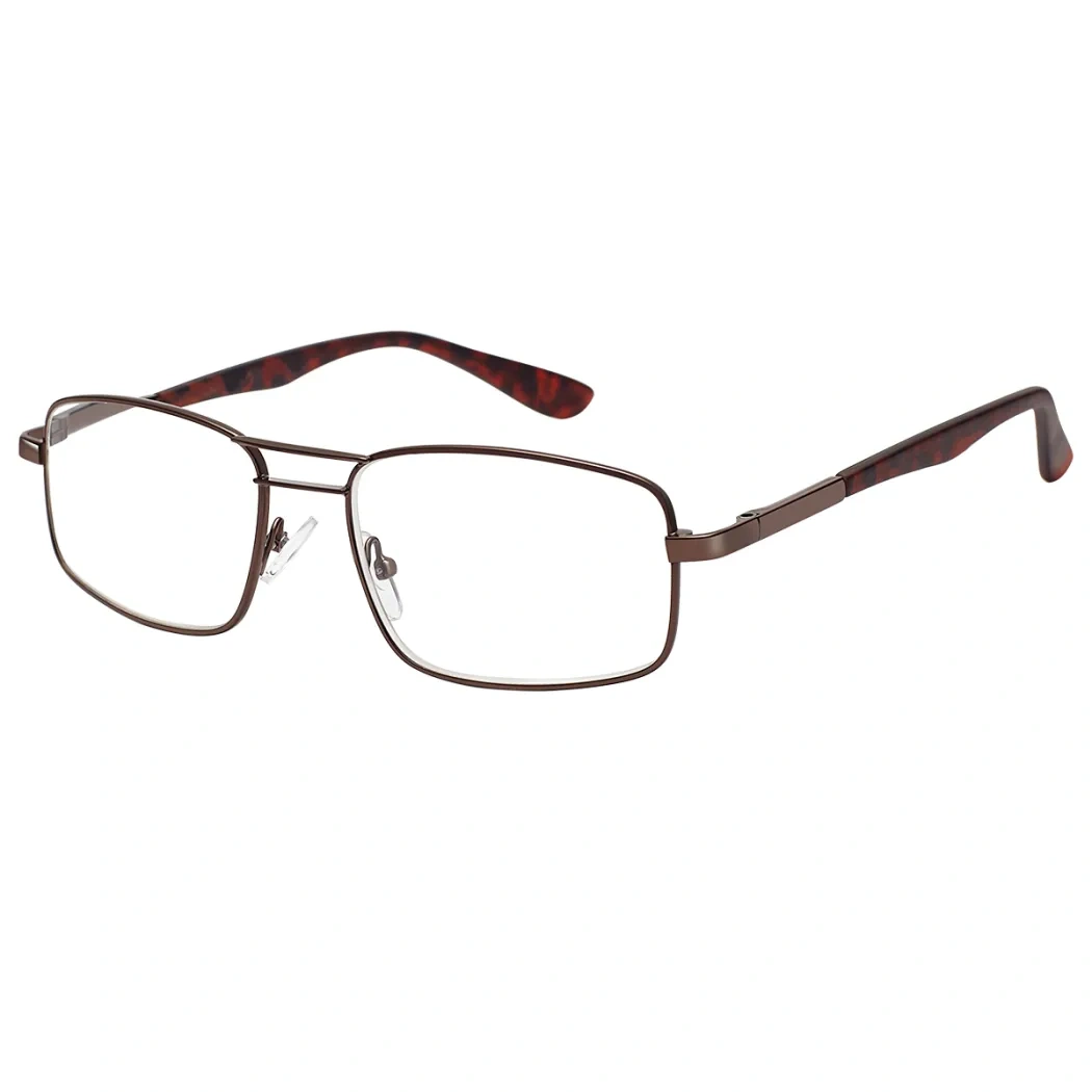 Rectangle Brown Reading Glasses