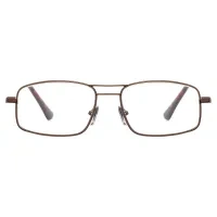 Rectangle Brown Reading Glasses