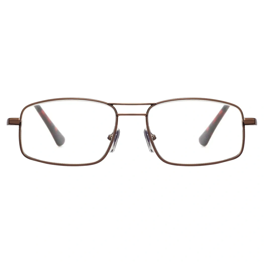 Rectangle Brown Reading Glasses