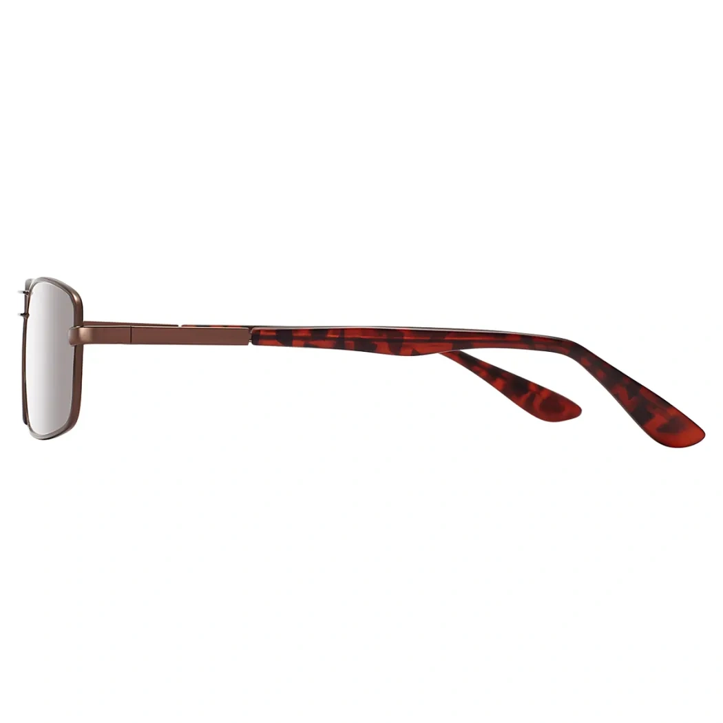 Rectangle Brown Reading Glasses