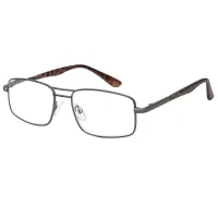 Rectangle Light Gray Reading Glasses