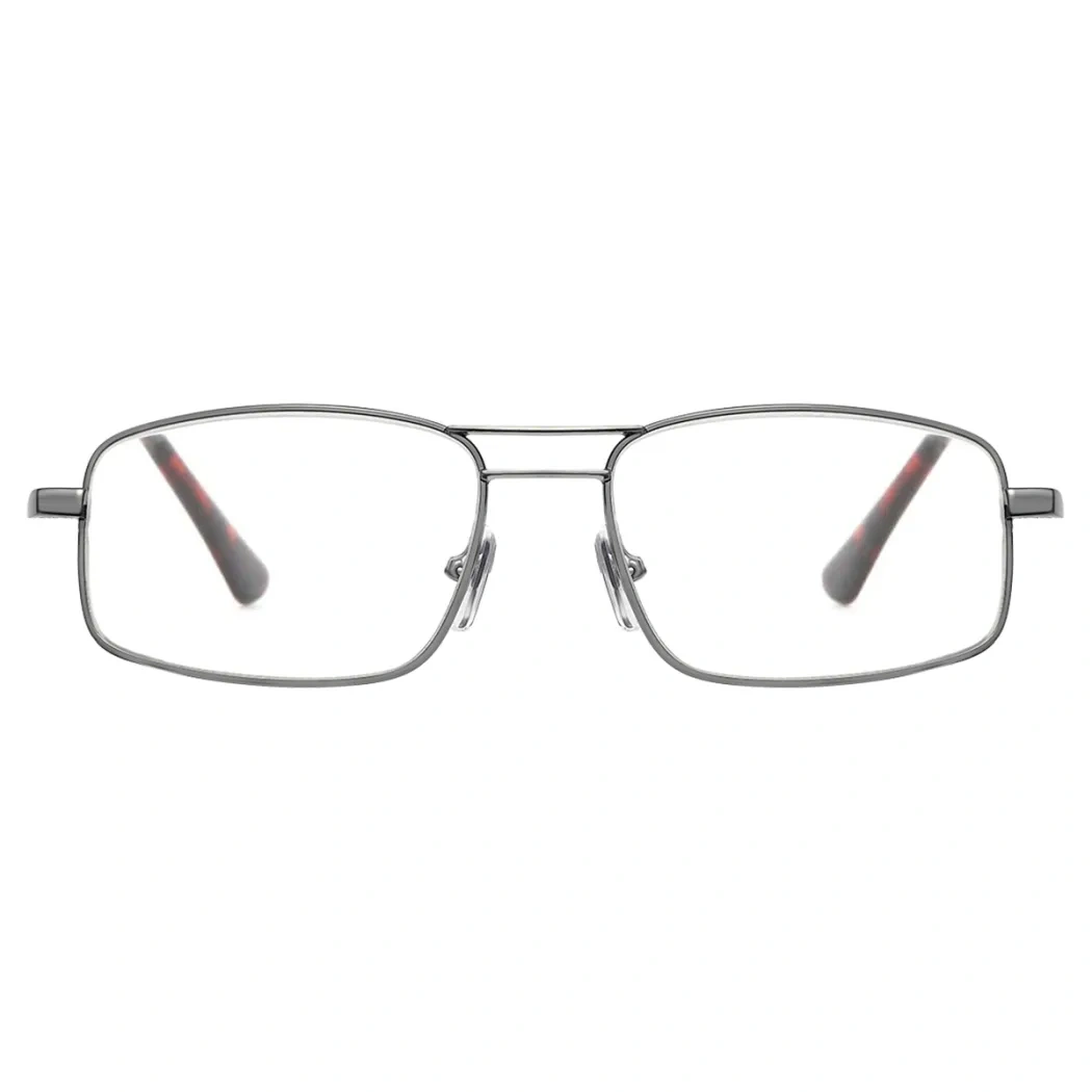 Rectangle Light Gray Reading Glasses